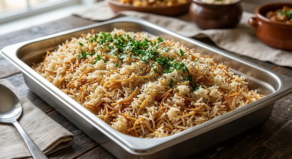 Armenian Pilaf — halal catering in Los Angeles · Carthage Kitchen