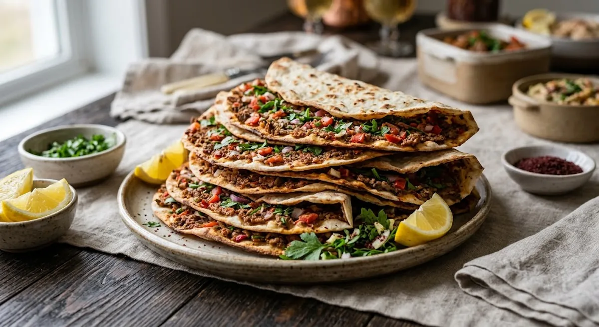 Lahmajoun — halal catering in Los Angeles · Carthage Kitchen