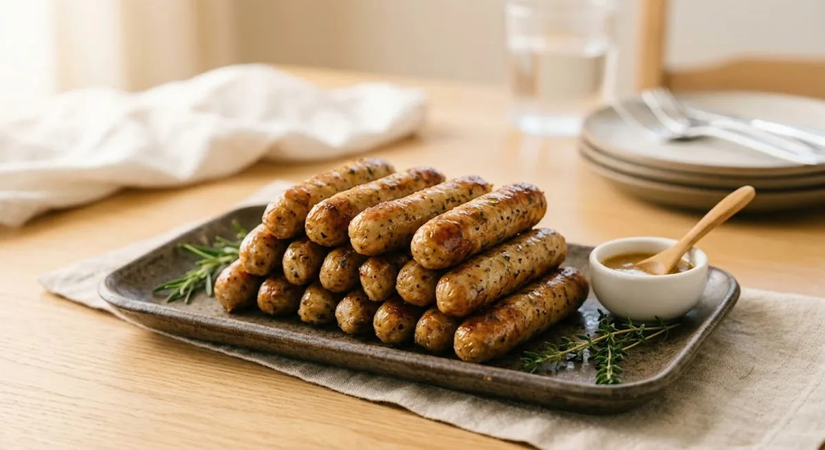Chicken Breakfast Sausage — halal catering in Los Angeles · Carthage Kitchen