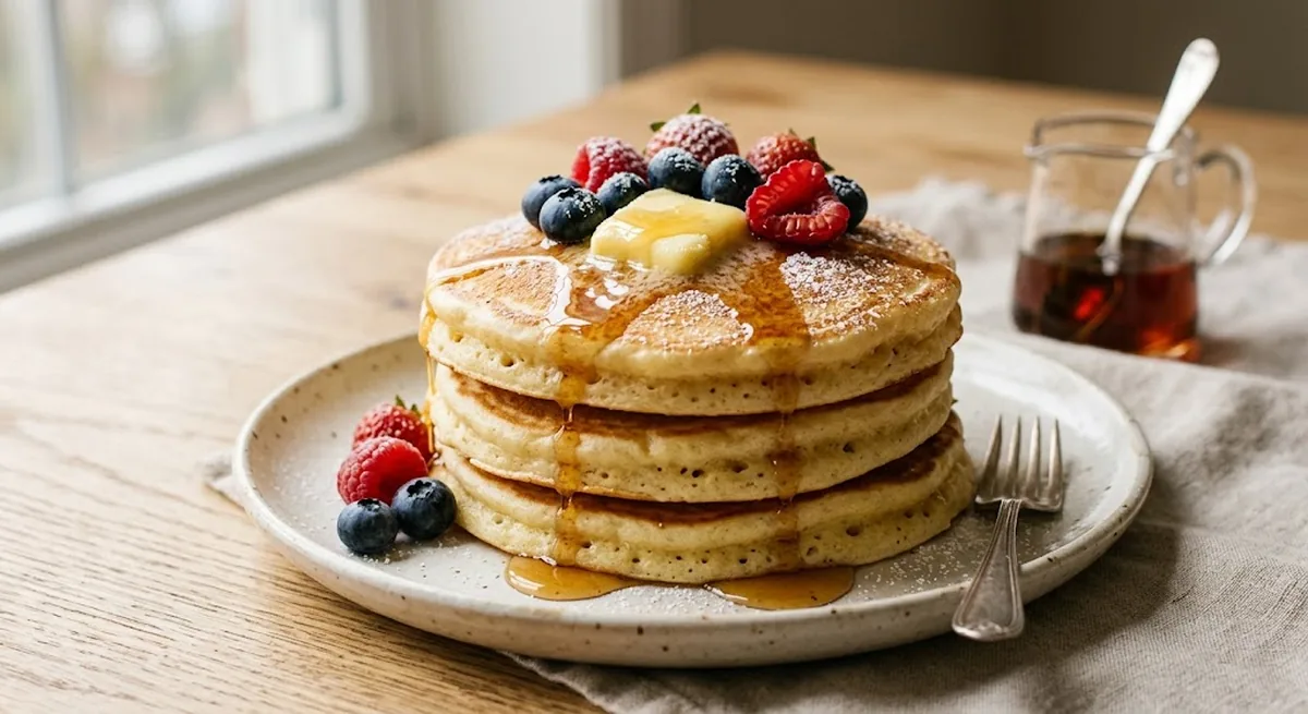 Buttermilk Pancakes — halal catering in Los Angeles · Carthage Kitchen