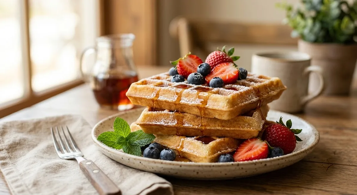 Belgian Waffles — halal catering in Los Angeles · Carthage Kitchen