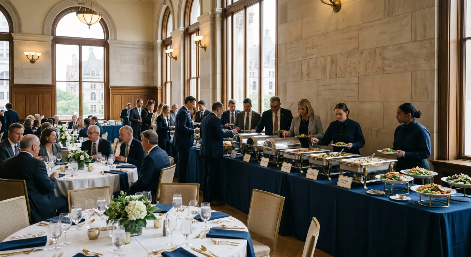 Feeding a Two-Day Civic Summit