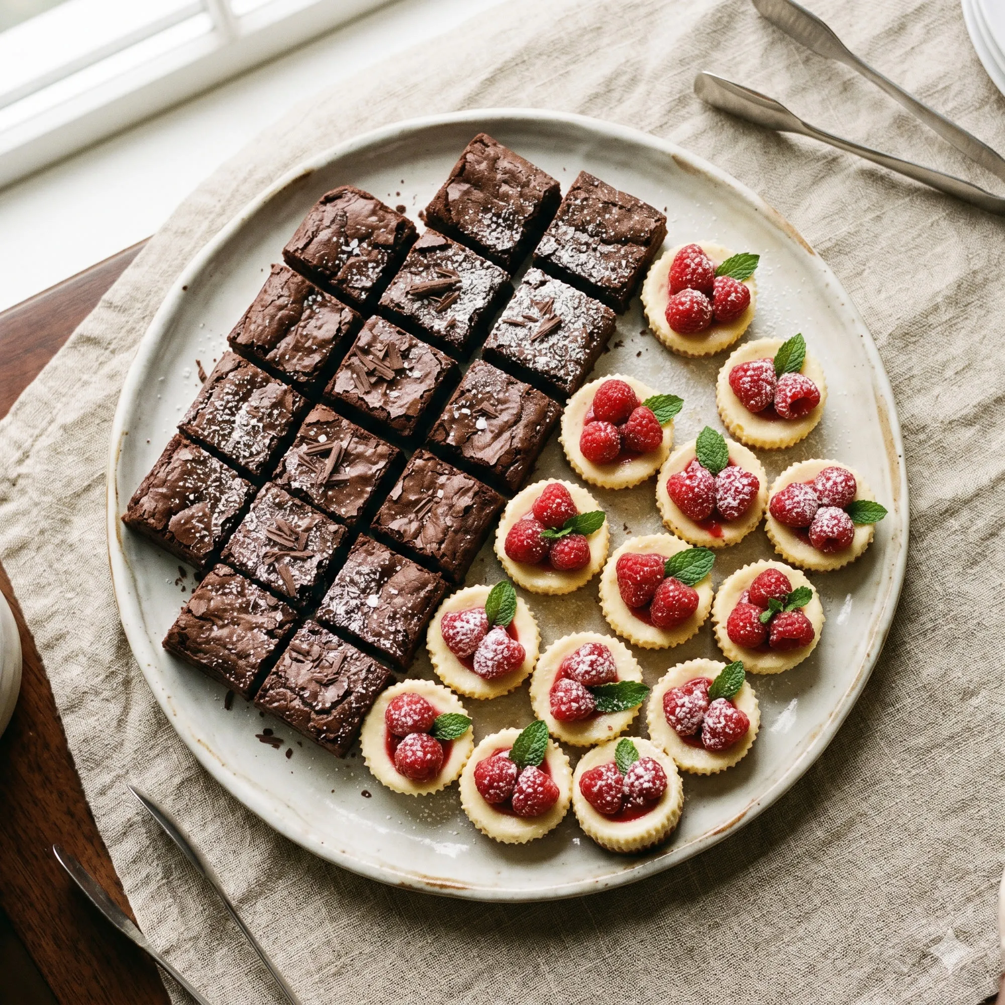 Brownie & Cheesecake Bites