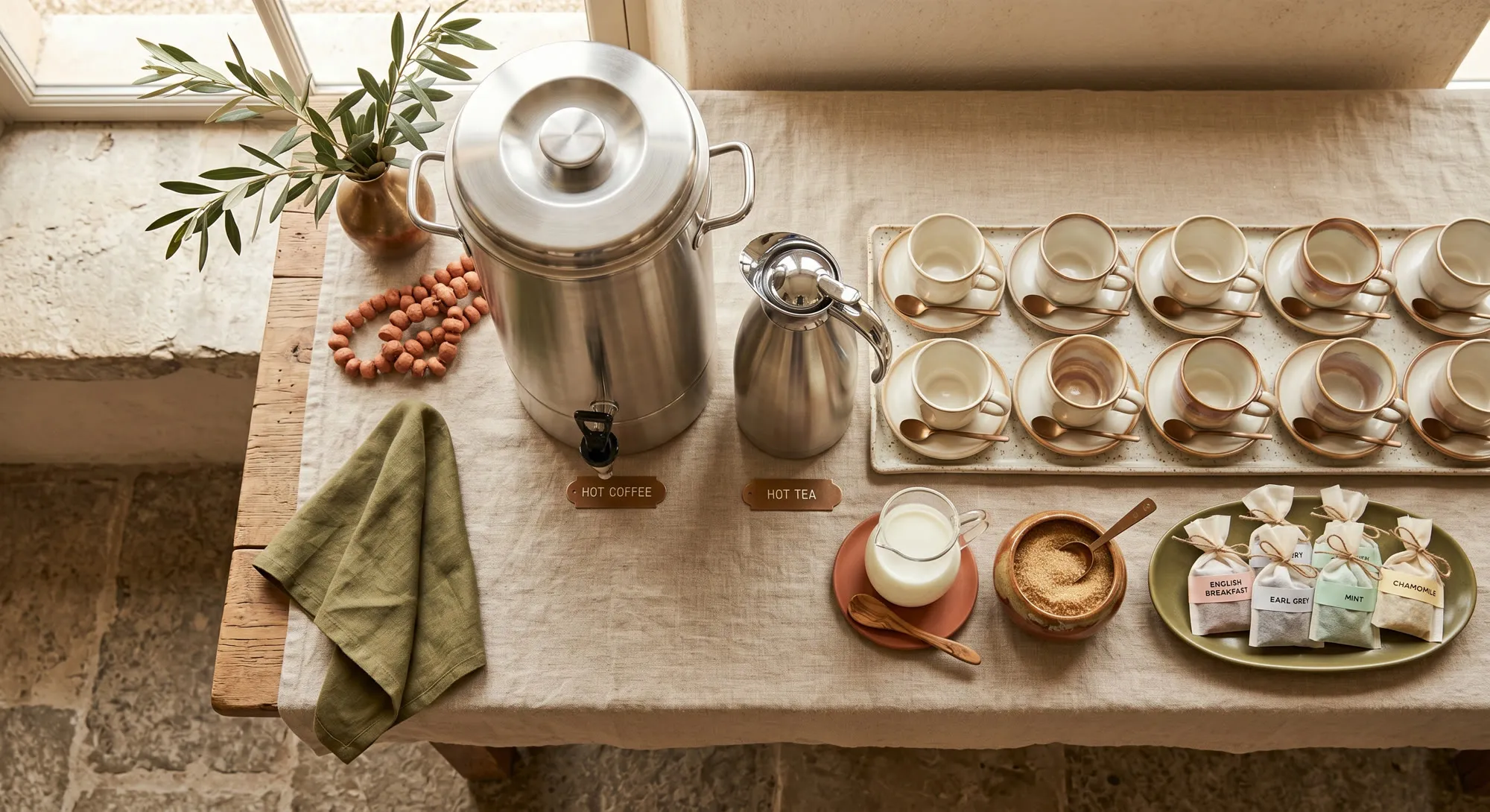 Coffee & Tea Service — halal catering in Los Angeles · Carthage Kitchen