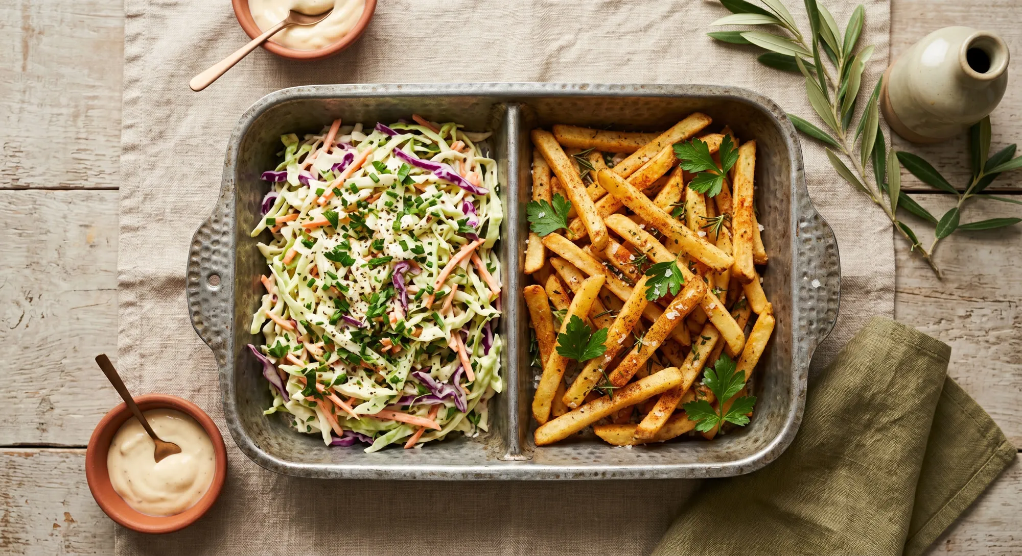 Coleslaw & Fries