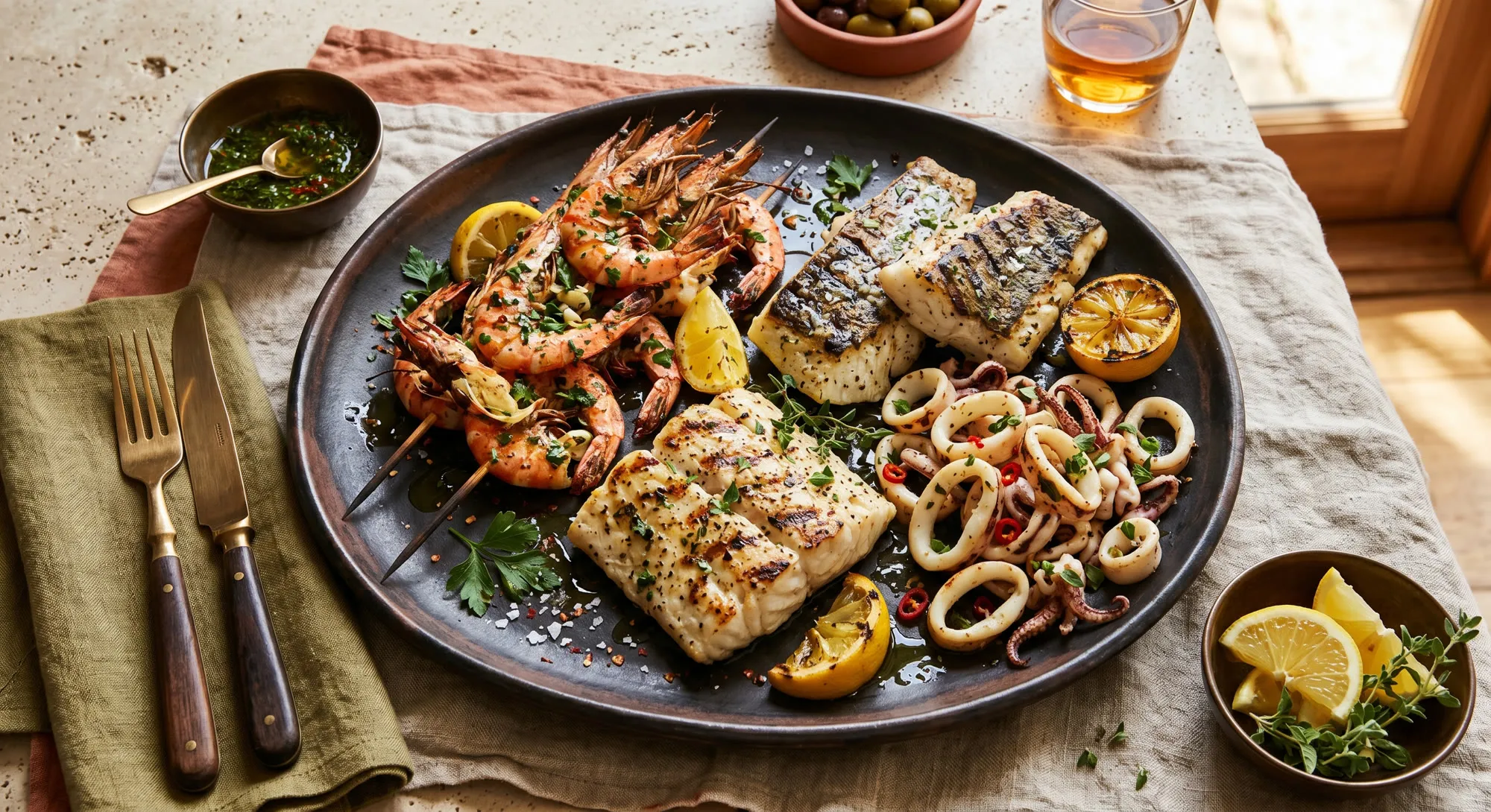 Grilled Seafood