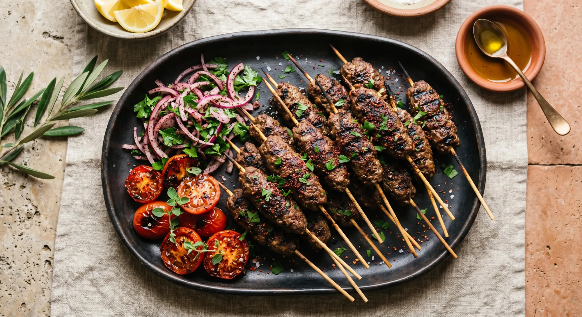 Kofta Kebab — halal catering in Los Angeles · Carthage Kitchen
