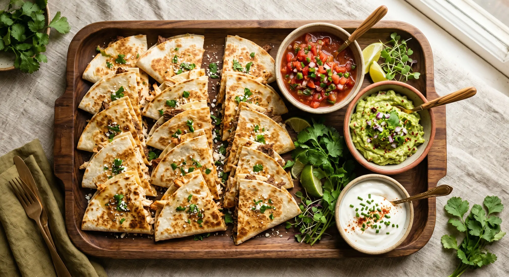 Mixed Quesadilla — halal catering in Los Angeles · Carthage Kitchen