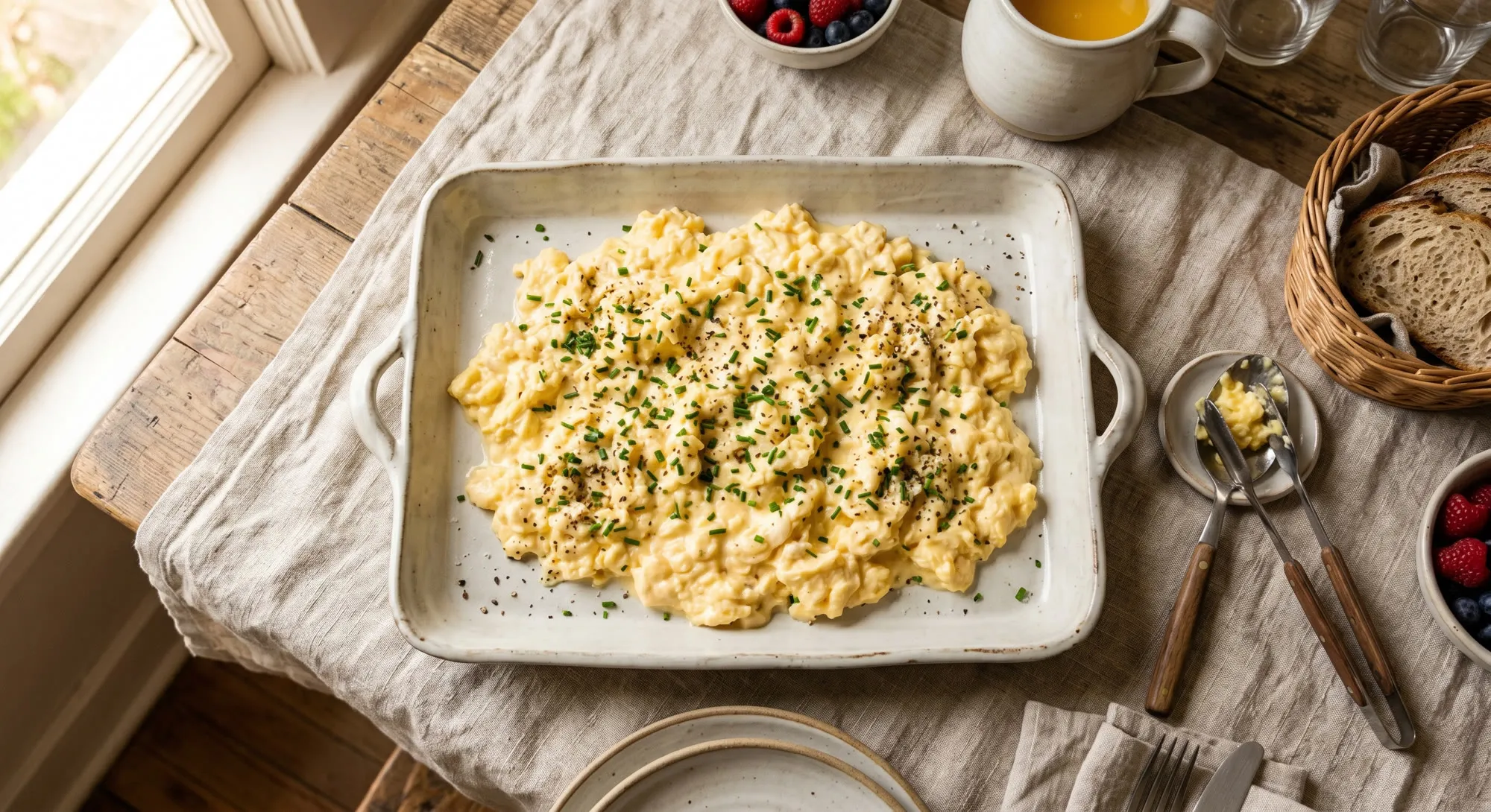 Scrambled Eggs — halal catering in Los Angeles · Carthage Kitchen