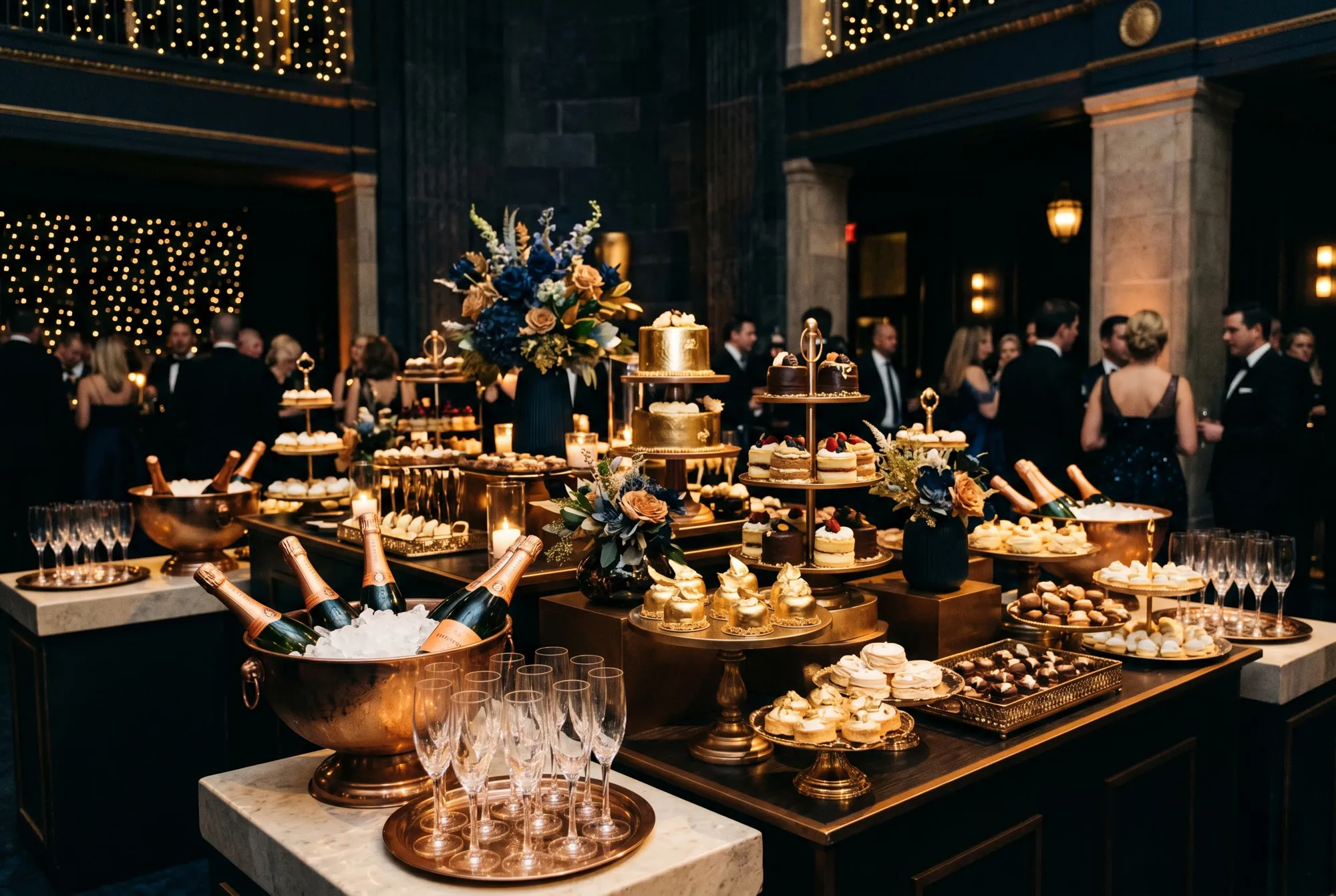Gala evening under festival lights