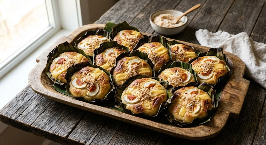 Bibingka Coconut Cake — halal catering in Los Angeles · Carthage Kitchen