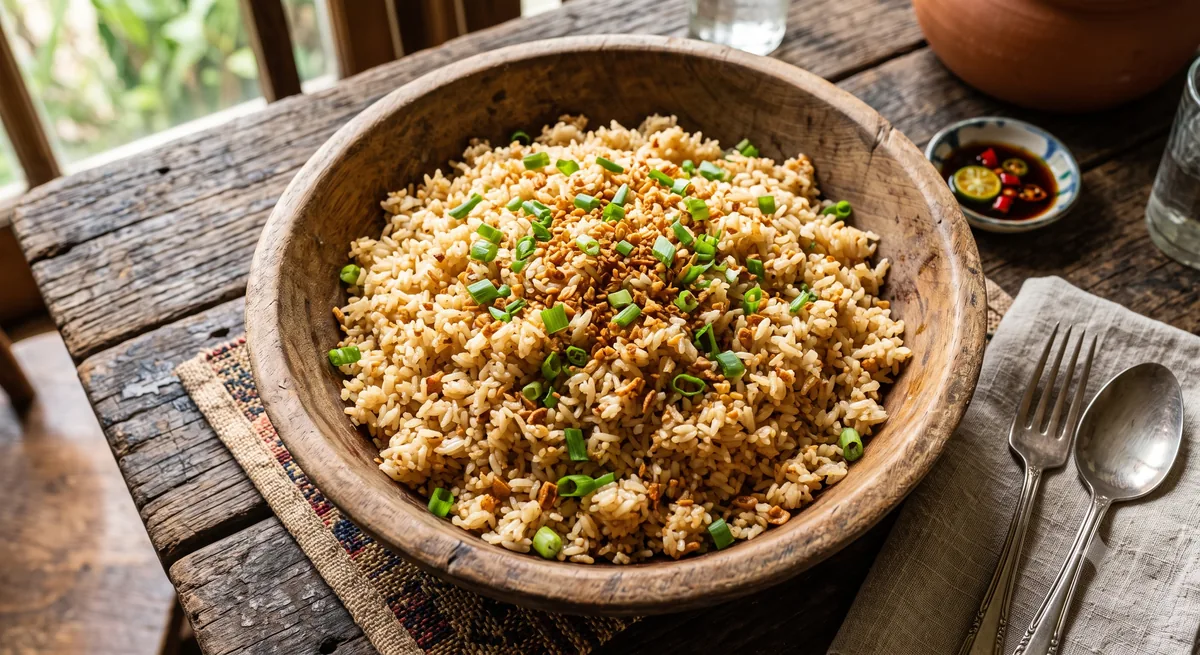Garlic Fried Rice — halal catering in Los Angeles · Carthage Kitchen