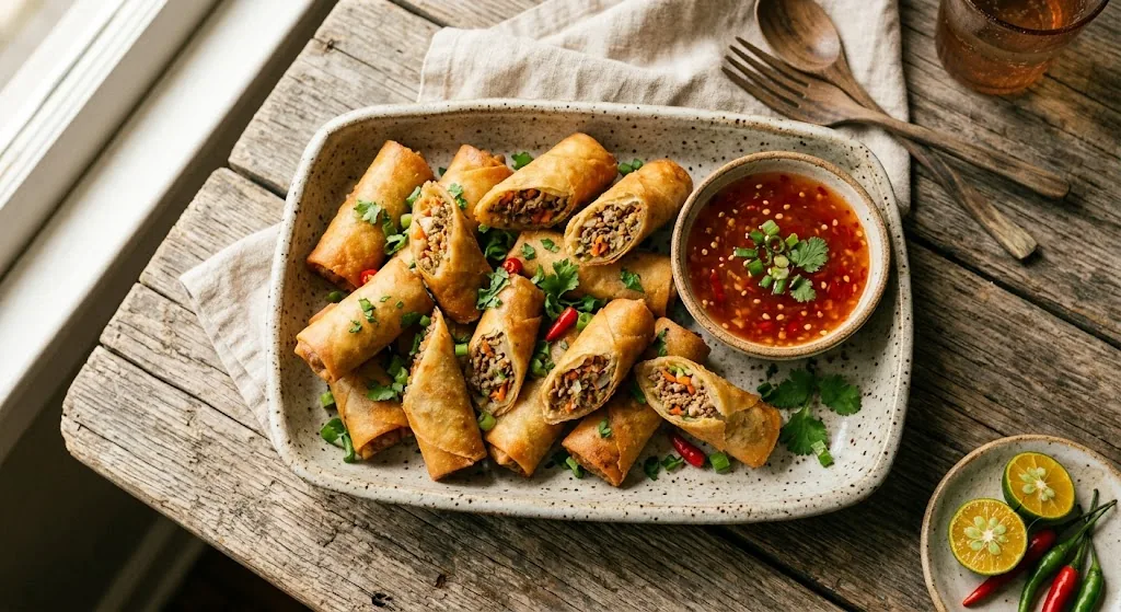 Lumpia Spring Rolls — halal catering in Los Angeles · Carthage Kitchen
