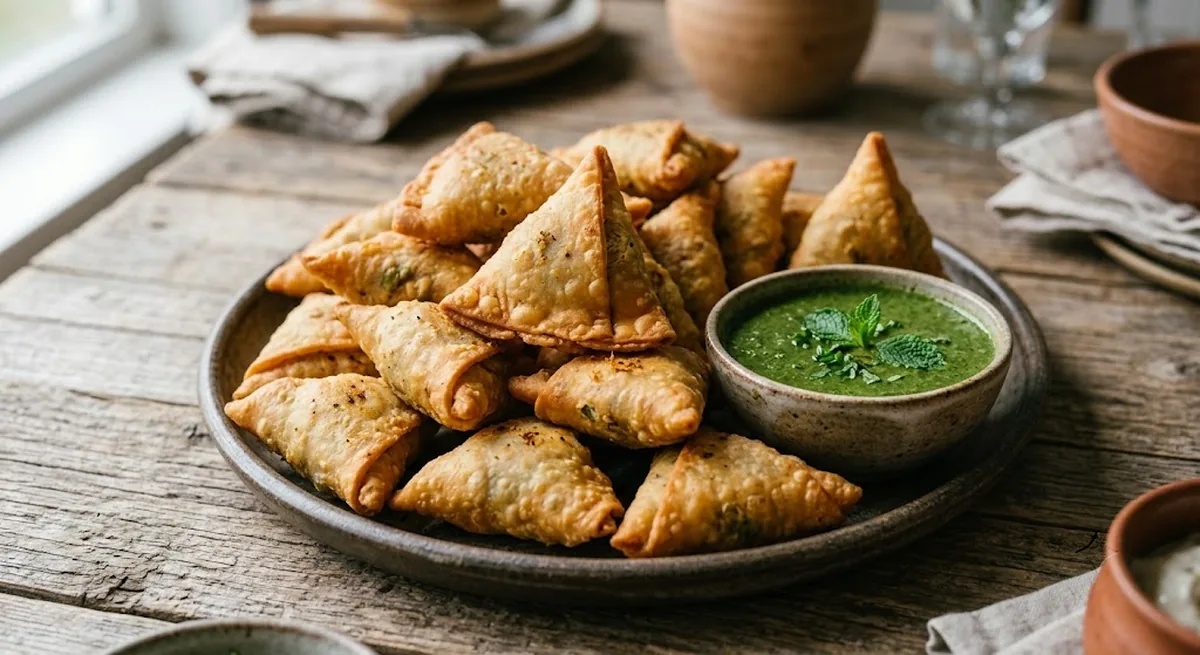 Samosa — halal catering in Los Angeles · Carthage Kitchen