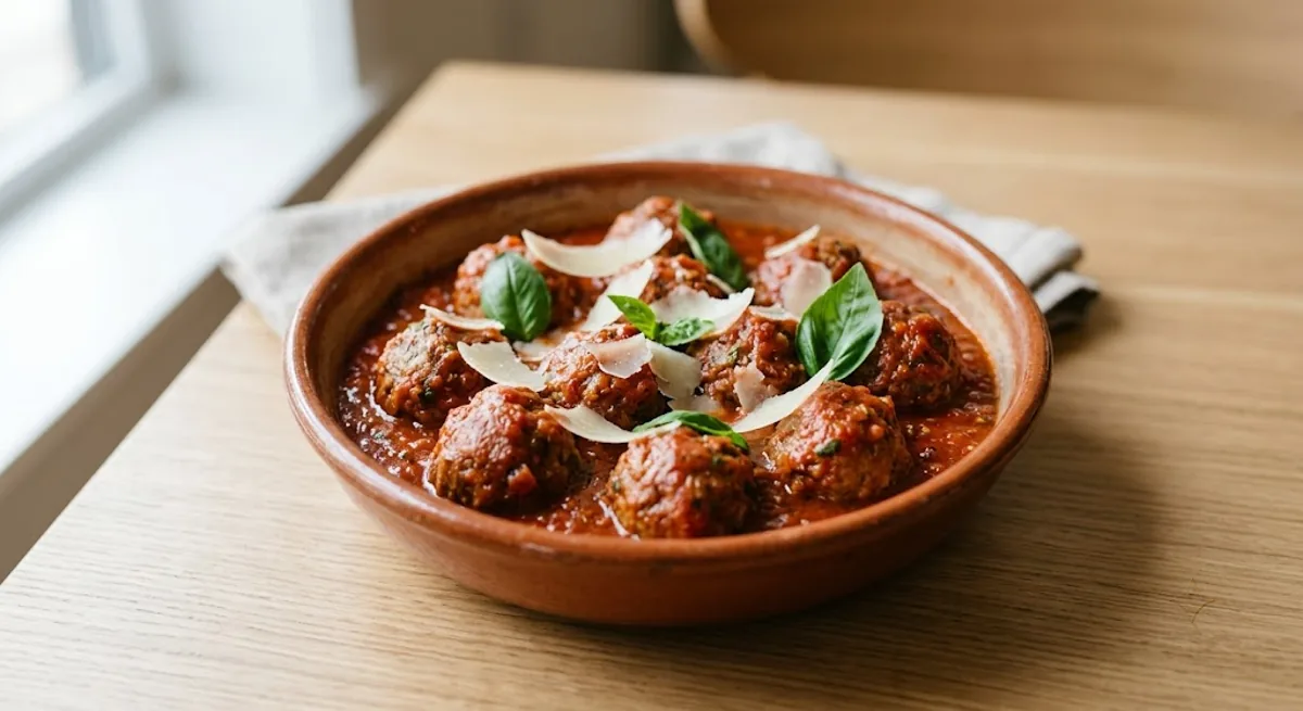 Italian Meatballs — halal catering in Los Angeles · Carthage Kitchen