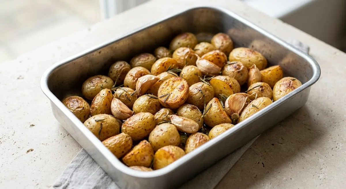 Roasted Garlic Potatoes — halal catering in Los Angeles · Carthage Kitchen
