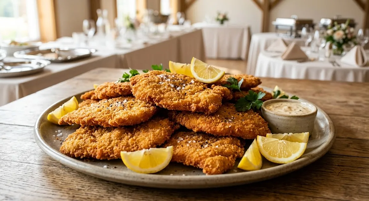Crispy Schnitzel — halal catering in Los Angeles · Carthage Kitchen