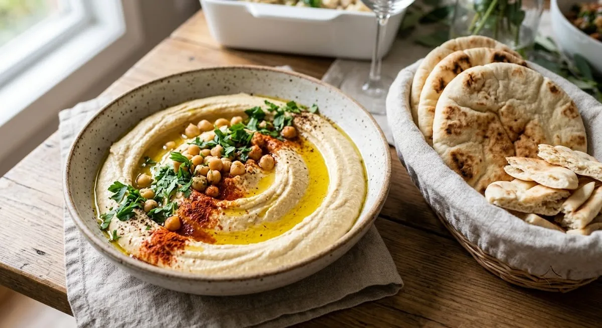 Pareve Hummus — halal catering in Los Angeles · Carthage Kitchen