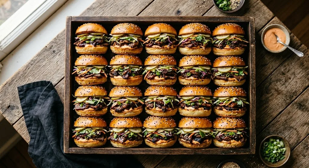 Bulgogi Sliders — halal catering in Los Angeles · Carthage Kitchen