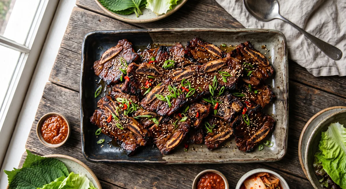 Galbi Short Ribs — halal catering in Los Angeles · Carthage Kitchen