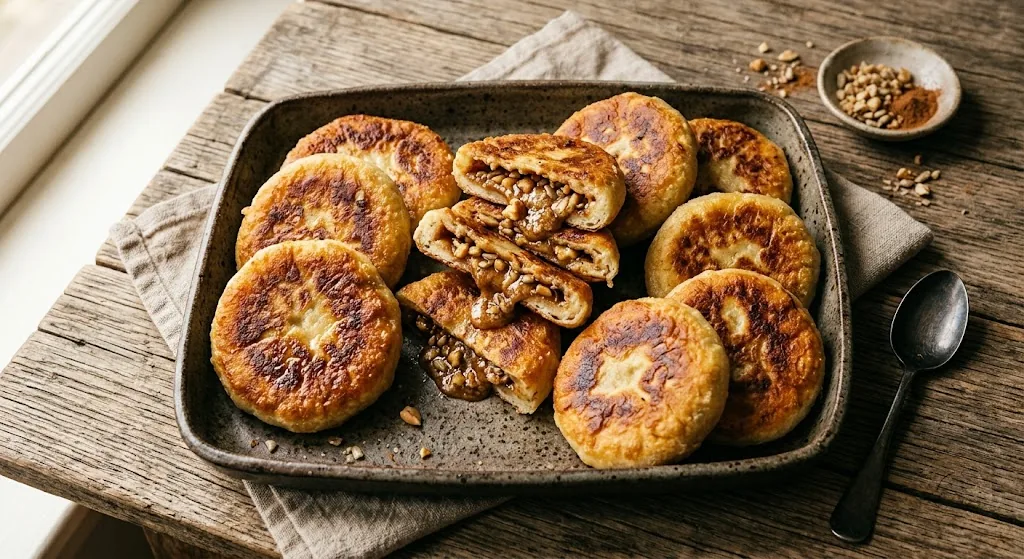 Hotteok Sweet Pancakes — halal catering in Los Angeles · Carthage Kitchen