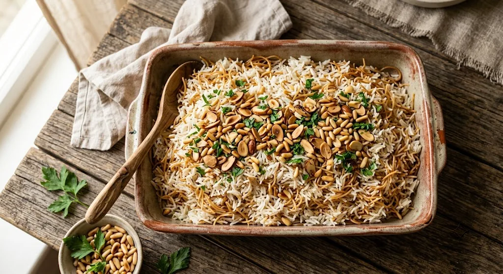 Rice Pilaf — halal catering in Los Angeles · Carthage Kitchen