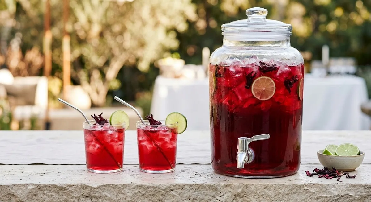 Agua de Jamaica — halal catering in Los Angeles · Carthage Kitchen