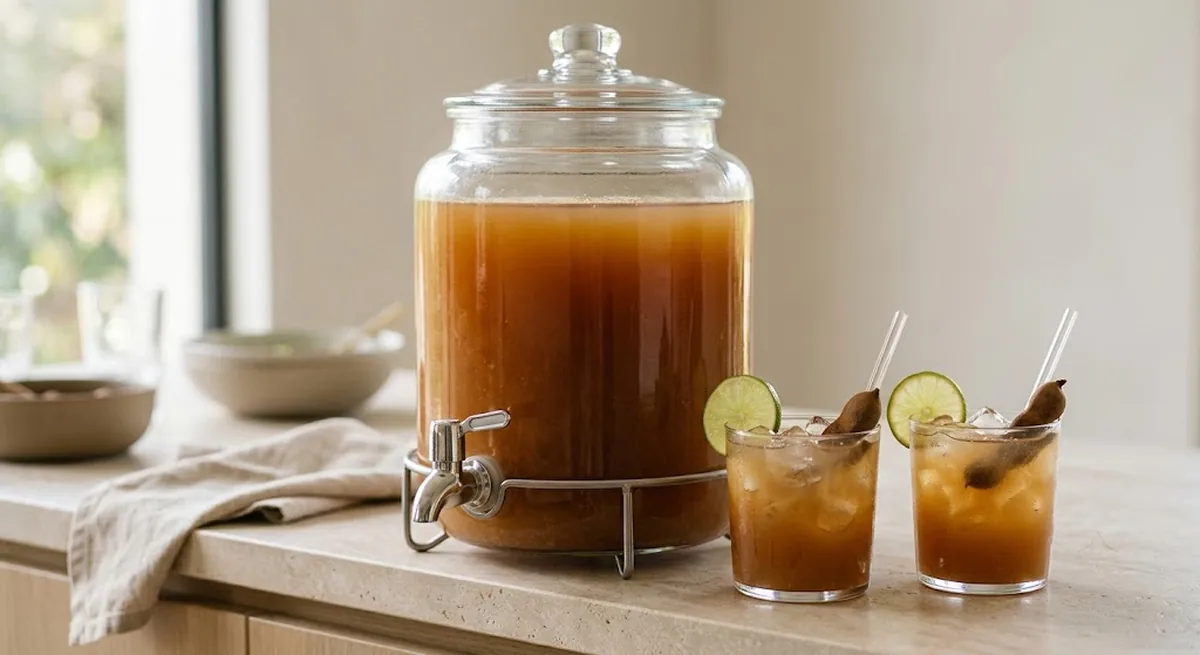 Agua de Tamarindo — halal catering in Los Angeles · Carthage Kitchen