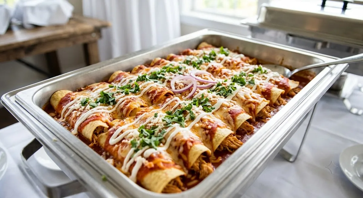Chicken Enchiladas — halal catering in Los Angeles · Carthage Kitchen