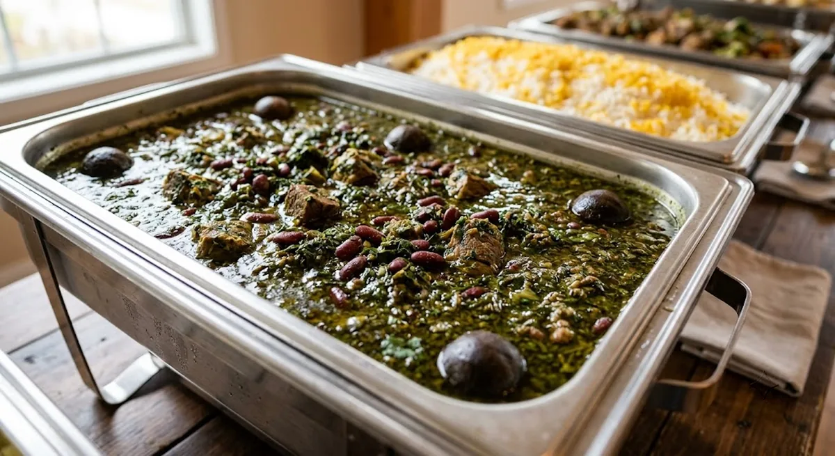 Ghormeh Sabzi — halal catering in Los Angeles · Carthage Kitchen