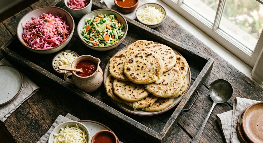 Build-Your-Own Pupusa Bar — halal catering in Los Angeles · Carthage Kitchen