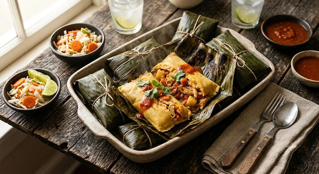 Salvadoran Tamales — halal catering in Los Angeles · Carthage Kitchen