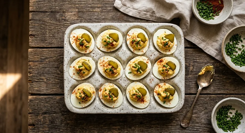 Deviled Eggs — halal catering in Los Angeles · Carthage Kitchen