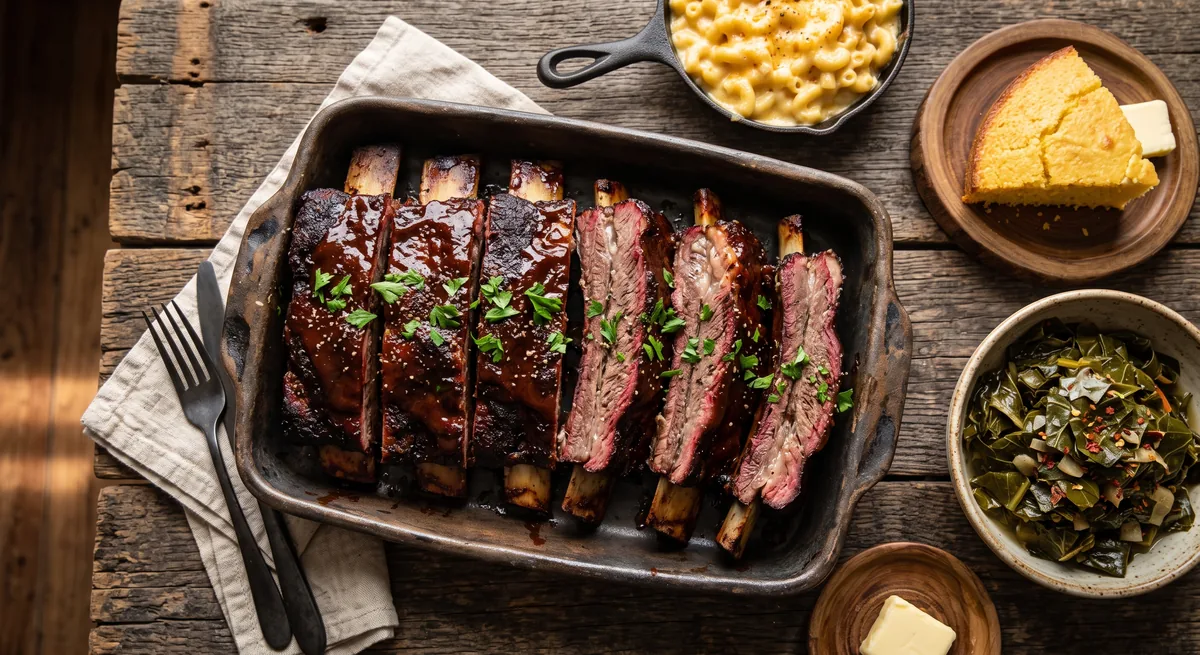 Slow-Smoked BBQ Ribs — halal catering in Los Angeles · Carthage Kitchen