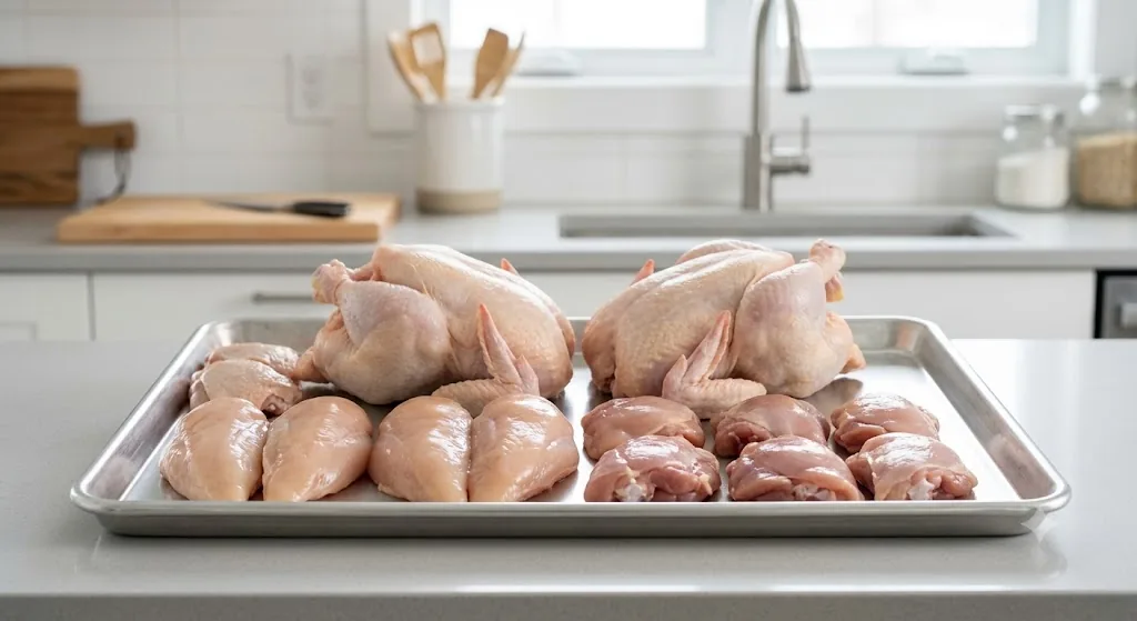 Halal Chicken — Whole & Portioned