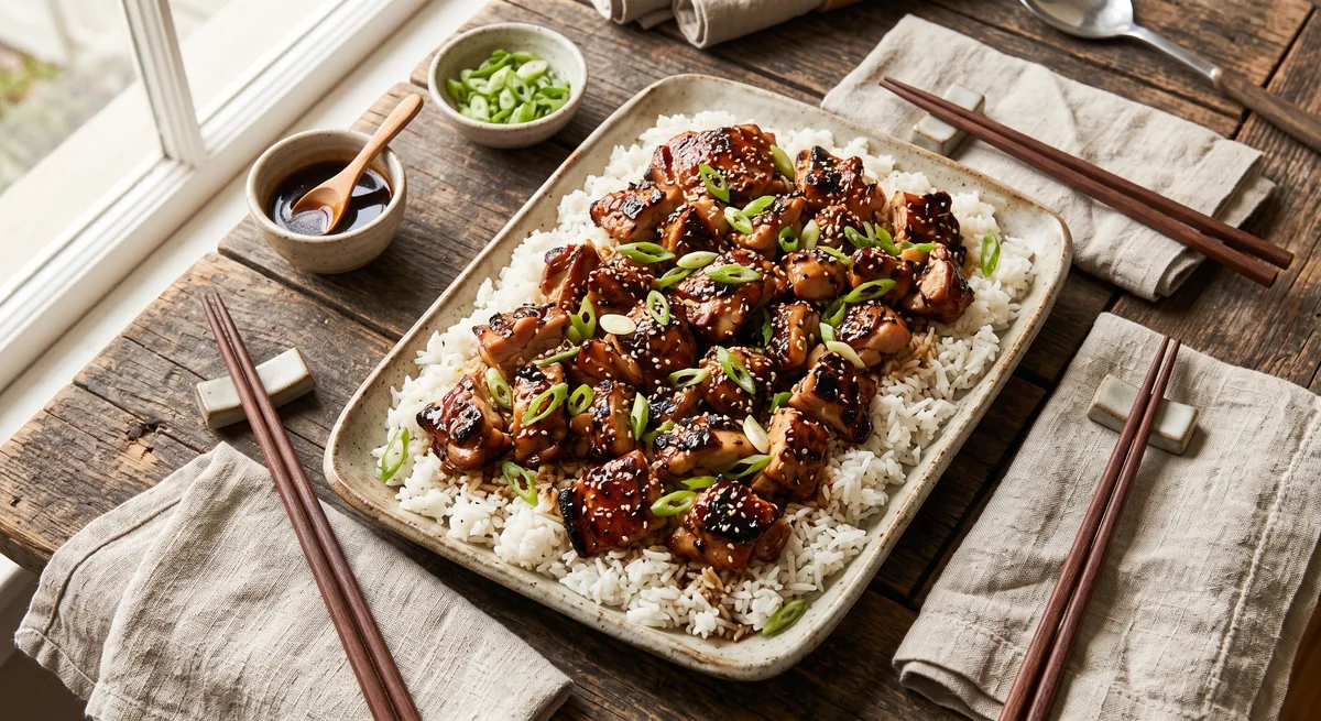 Chicken Teriyaki — halal catering in Los Angeles · Carthage Kitchen