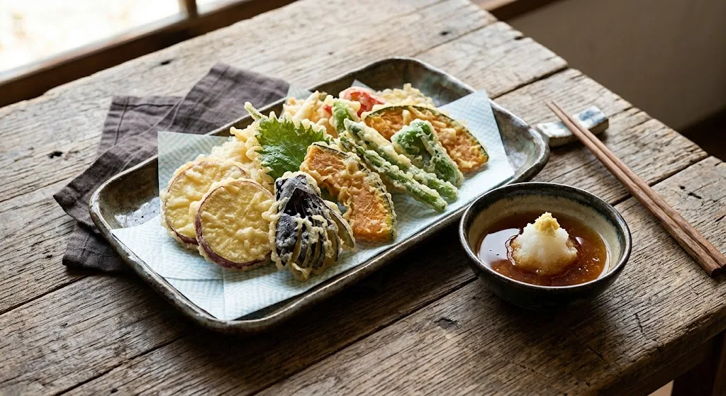 Vegetable Tempura — halal catering in Los Angeles · Carthage Kitchen