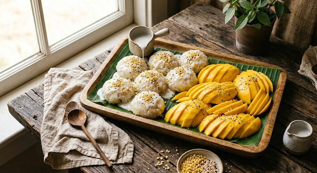 Mango Sticky Rice — halal catering in Los Angeles · Carthage Kitchen
