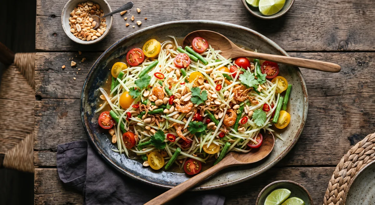 Papaya Salad — halal catering in Los Angeles · Carthage Kitchen