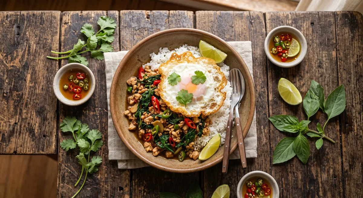 Thai Basil Chicken — halal catering in Los Angeles · Carthage Kitchen