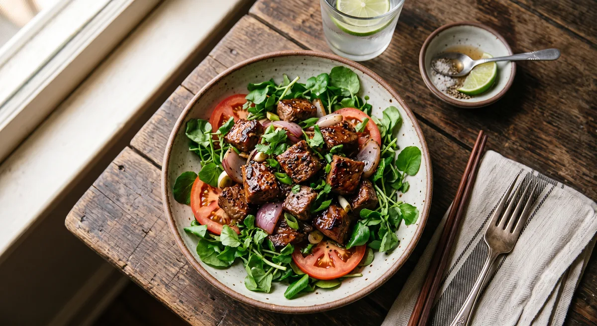Shaking Beef — halal catering in Los Angeles · Carthage Kitchen