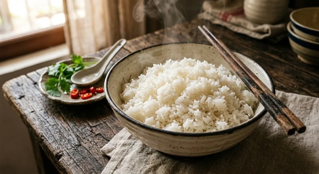 Steamed Jasmine Rice — halal catering in Los Angeles · Carthage Kitchen